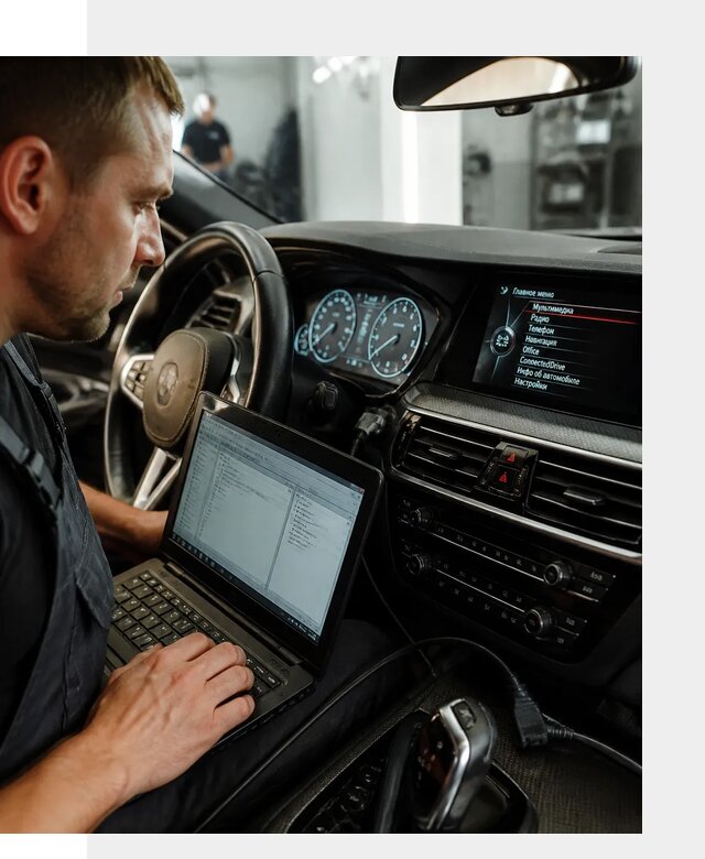 Русификация приборной панели BMW для авто в Александрове от компании