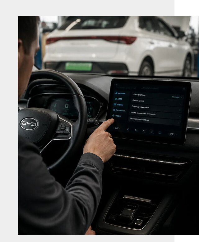 Русификация BYD E2 в Александрове от 15959 р. | ФастМобиль-Лкн под ключ
